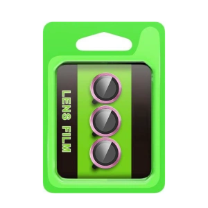 HarmonyAura Samsung Galaxy S25 FE Raze Metal Kamera Lens - Pembe