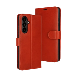 HarmonyAura Samsung Galaxy S25 FE Trend S Plus Kapaklı Kılıf - Kırmızı