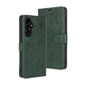 HarmonyAura Samsung Galaxy S25 FE Trend S Plus Kapaklı Kılıf - Yeşil