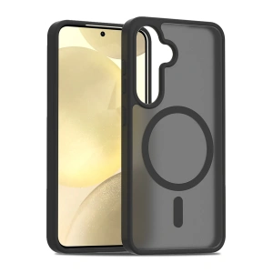 HarmonyAura Samsung Galaxy S25 Jota Magsafe Kapak - Siyah