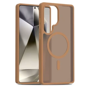 HarmonyAura Samsung Galaxy S25 Ultra Jota Magsafe Kapak - Çöl Titanyum