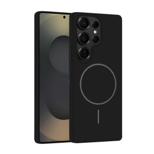 HarmonyAura Samsung Galaxy S25 Ultra Kılıf Jully Magsafe Kapak - Siyah