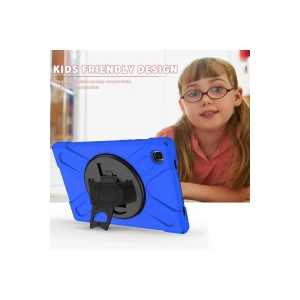 HarmonyAura  Samsung Galaxy T220 Tab A7 Lite 8.7 Kılıf Amazing Tablet Kapak - Mavi