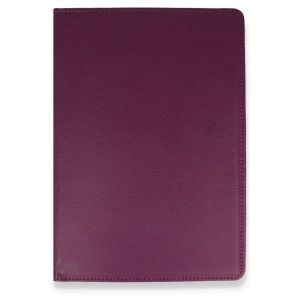 HarmonyAura  Samsung Galaxy Tab A7 10.4 Kılıf 360 Tablet Deri Kılıf - Mürdüm