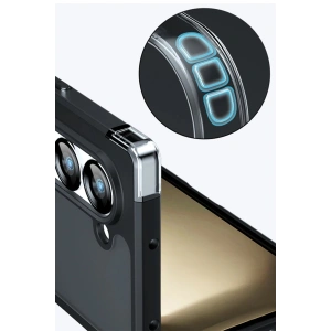 HarmonyAura  Samsung Galaxy Z Fold 5 Kılıf Blur Fold Kapak - Siyah