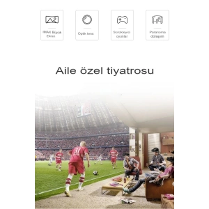 HarmonyAura  Shinecon Sc-g04e 3d Sanal Gerçeklik Gözlüğü - Siyah