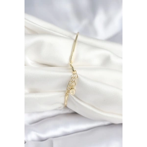 HarmonyAura Sinek Figürlü Gold Renk Pirinç Kadın Bileklik