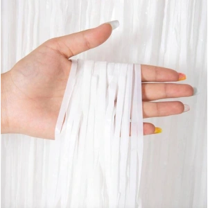 HarmonyAura Soft Beyaz Renk Duvar ve Kapı Perdesi İthal 100x200 cm