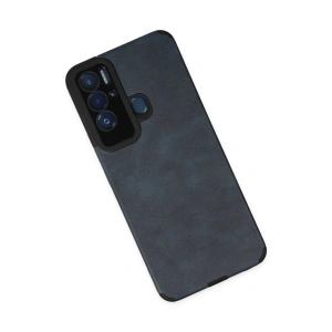 HarmonyAura  Tecno Pova Neo Kılıf Loop Deri Silikon - Lacivert