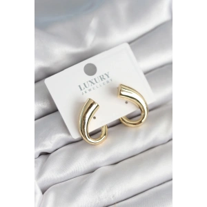 HarmonyAura Vintage Model Gold Renk Kadın Küpe