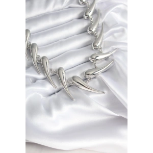 HarmonyAura VIP Seri Özel Model Gümüş Renk Kadın Kolye