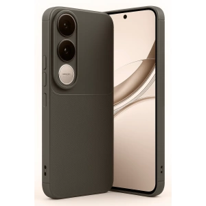 HarmonyAura Vivo V50 Lite 4G Auto Focus Karbon Kapak - Kahverengi