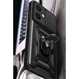 HarmonyAura  Vivo Y27 Kılıf Pars Lens Yüzüklü Silikon - Kırmızı