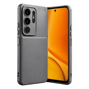 HarmonyAura Vivo Y29 4G Auto Focus Karbon Kapak - Gri