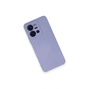 HarmonyAura  Vivo Y35 Kılıf Nano Içi Kadife Silikon - Lila