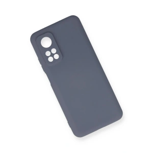 HarmonyAura  Xiaomi Mi 10t Kılıf Nano Içi Kadife Silikon - Gri