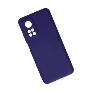 HarmonyAura  Xiaomi Mi 10t Kılıf Nano Içi Kadife Silikon - Mor