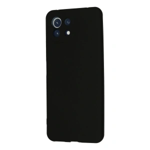 HarmonyAura  Xiaomi Mİ 11 Lite Kılıf Nano Içi Kadife Silikon - Siyah