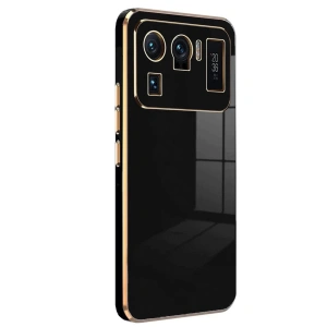 HarmonyAura  Xiaomi Mi 11 Ultra Kılıf Volet Silikon - Siyah