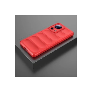 HarmonyAura  Xiaomi Mi 13 Lite Kılıf Optimum Silikon - Kırmızı