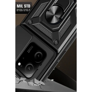 HarmonyAura  Xiaomi Mi 13t Pro Kılıf Pars Lens Yüzüklü Silikon - Yeşil