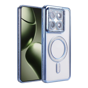 HarmonyAura Xiaomi Mi 14T Pro Joke Simli Magneticsafe Kılıf - Mavi