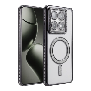 HarmonyAura Xiaomi Mi 14T Pro Joke Simli Magneticsafe Kılıf - Siyah