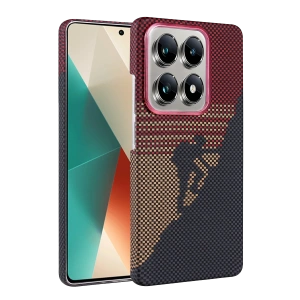 HarmonyAura Xiaomi Mi 14T Pro Vega Magsafe Kapak - Kırmızı