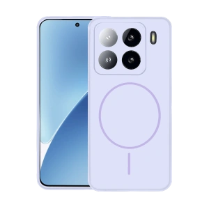 HarmonyAura Xiaomi Mi 15 Kılıf Jully Magsafe Kapak - Lila