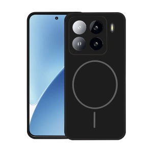 HarmonyAura Xiaomi Mi 15 Pro Kılıf Jully Magsafe Kapak - Siyah