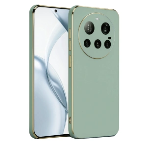 HarmonyAura Xiaomi Mi 15 Ultra Kılıf Volet Silikon - Açık Yeşil