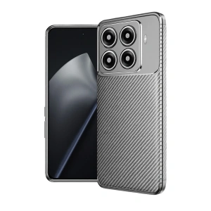 HarmonyAura Xiaomi Mi 15T Pro Auto Focus Karbon Kapak - Gri