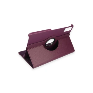 HarmonyAura  Xiaomi Pad 6 Kılıf 360 Tablet Deri Kılıf - Mürdüm