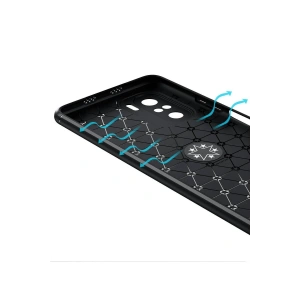 HarmonyAura  Xiaomi Poco F3 Kılıf Range Yüzüklü Silikon - Kırmızı