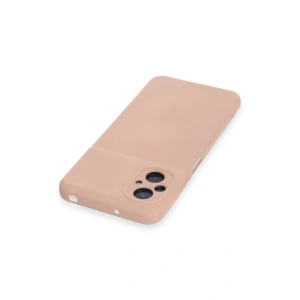 HarmonyAura  Xiaomi Poco M5 Kılıf Nano Içi Kadife Silikon - Pudra