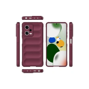 HarmonyAura  Xiaomi Poco X5 5g Kılıf Optimum Silikon - Bordo