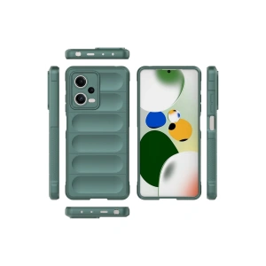 HarmonyAura  Xiaomi Poco X5 5g Kılıf Optimum Silikon - Koyu Yeşil