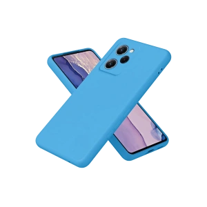 HarmonyAura Xiaomi Poco X5 Pro 5G Nano içi Kadife Silikon - Mavi