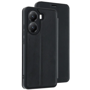 HarmonyAura  Xiaomi Poco X7 Pro Kılıf Flip Cover - Siyah