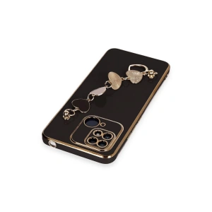 HarmonyAura  Xiaomi Redmi 10c Kılıf Esila Silikon - Siyah