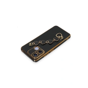 HarmonyAura  Xiaomi Redmi 12c Kılıf Esila Silikon - Siyah