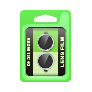 HarmonyAura Xiaomi Redmi 13C Raze Metal Kamera Lens - Gümüş