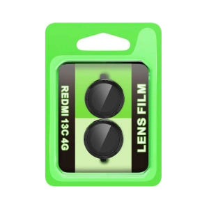 HarmonyAura Xiaomi Redmi 13C Raze Metal Kamera Lens - Siyah