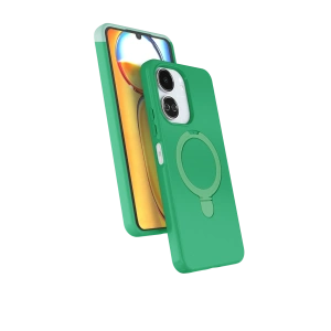 HarmonyAura Xiaomi Redmi 13C Regal Magsafe Standlı Kapak - Yeşil