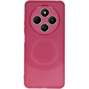 HarmonyAura  Xiaomi Redmi 14c Kılıf Maya Karbon Kapak - Bordo