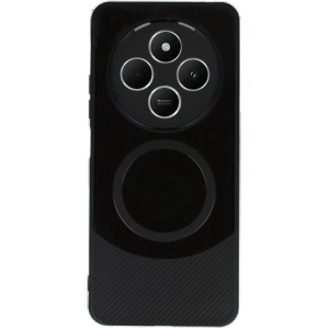 HarmonyAura  Xiaomi Redmi 14c Kılıf Maya Karbon Kapak - Siyah
