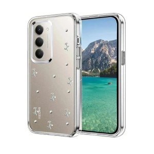 HarmonyAura Xiaomi Redmi 15 4G Fiyonk Desenli Kapak - Desen 4