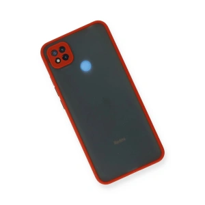 HarmonyAura  Xiaomi Redmi 9c Kılıf Montreal Silikon Kapak - Kırmızı