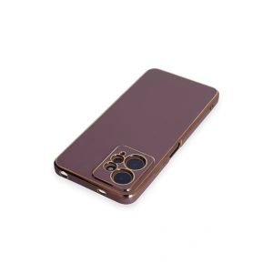 HarmonyAura  Xiaomi Redmi Note 12 4g Kılıf Volet Silikon - Mor