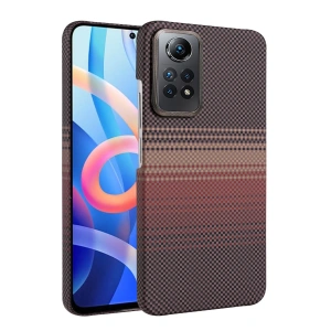 HarmonyAura Xiaomi Redmi Note 12 Pro 4G Vega Magsafe Kapak - Çöl Titanyum